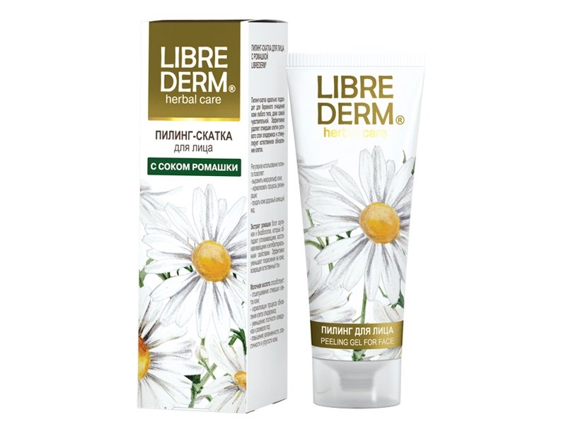 Librederm Пилинг-скатка с ромашкой для лица, 75 мл, 1 шт. фото