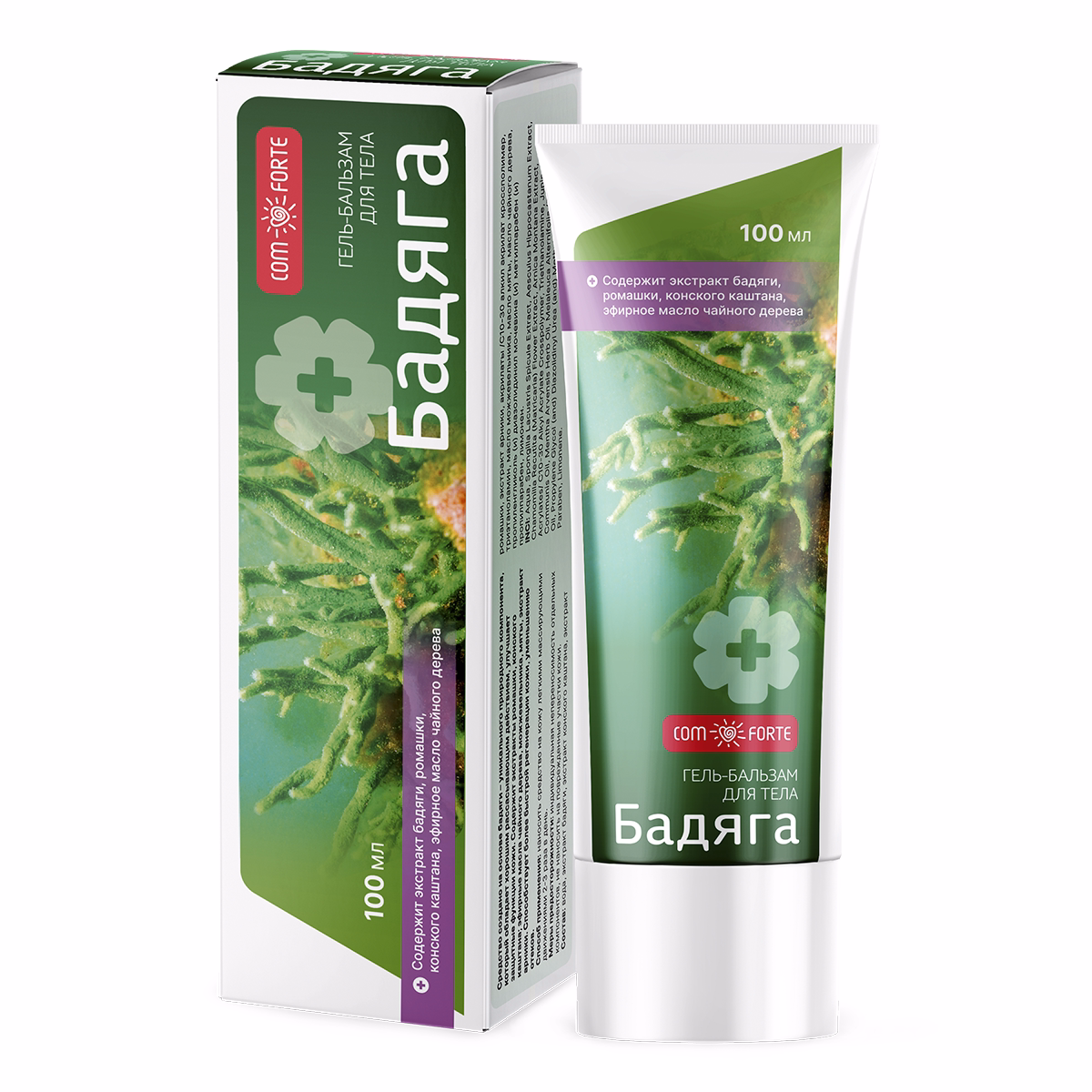 ComForte Бадяга, гель-бальзам, 100 мл, 1 шт. фото 