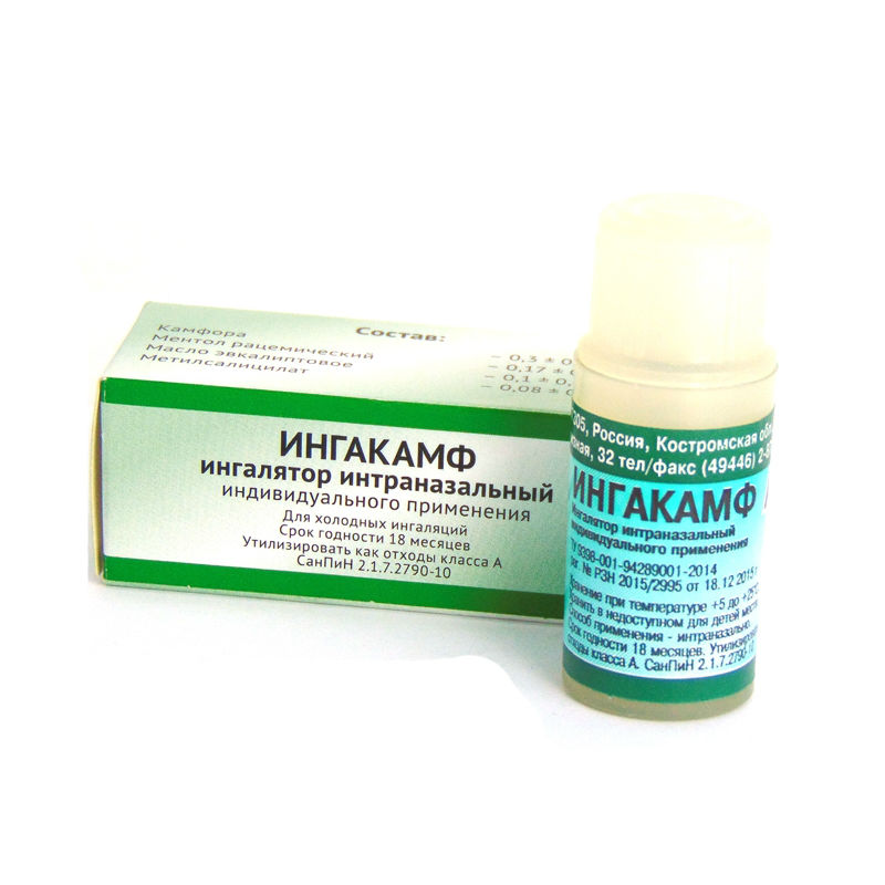 Ингакамф, карандаш для ингаляций, 1 шт. фото