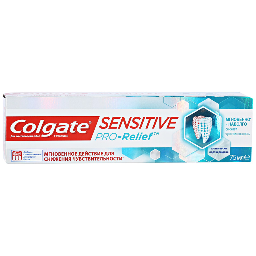 Colgate Sensitive Pro-Relief Зубная паста, паста зубная, 75 мл, 1 шт, для чувствительных зубов фото