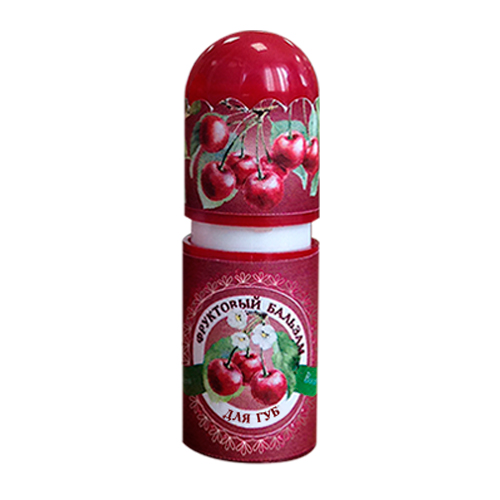 Фруктовый бальзам для губ, бальзам для губ, 4.2 г, 1 шт, вишня фото