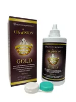 OkVision Gold Раствор для контактных линз, раствор для обработки и хранения контактных линз, 360 мл, 1 шт. фото