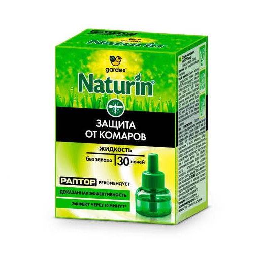 Gardex Naturin фумигатор + жидкость от комаров, 1 шт, без запаха фото