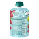 Фрутоняня, пюре, 90 г, 1 шт, яблоко + малина + творог, без сахара фото 2