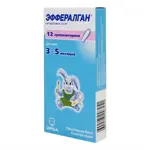Эффералган, 80 мг, суппозитории ректальные, 12 шт. фото