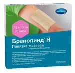 Branolind N с перуанским бальзамом Повязка мазевая, 7.5 см х 10 см, повязка, 30 шт. фото