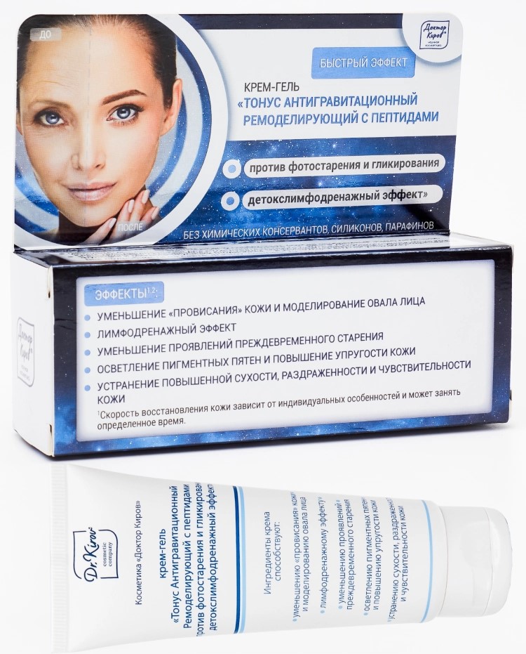 Dr Kirov Cosmetic Company Крем-гель тонус антигравитационный, крем-гель, 40 мл, 1 шт. фото