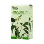 Эвкалипта прутовидного листья, листья измельченные, 50 г, 1 шт. фото 