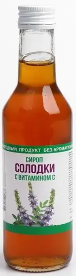 Сироп солодки с витамином С, сироп, 250 мл, 1 шт. фото