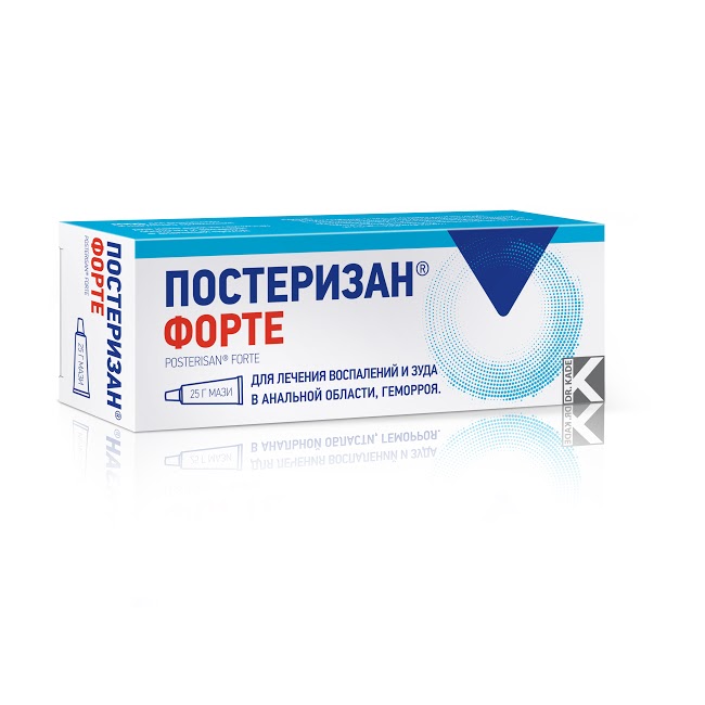 Постеризан форте, мазь для ректального и наружного применения, 25 г, 1 шт. фото