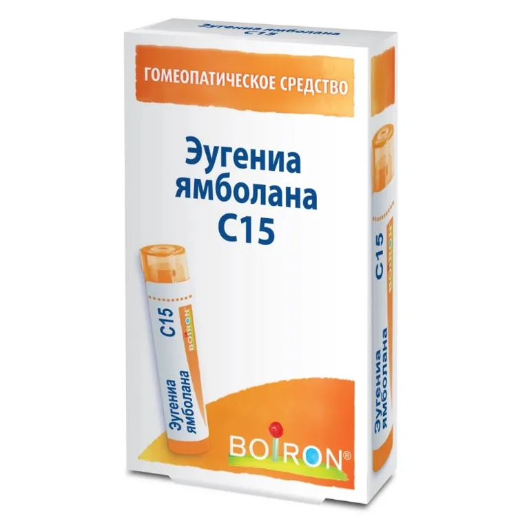 Эугениа ямболана С15, гранулы гомеопатические, 4 г, 1 шт. фото