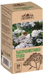 Цветущий Луг Тысячелистника трава, фиточай, 1.5 г, 20 шт. фото