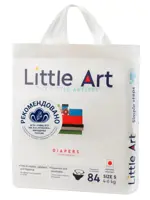 Little Art Подгузники детские, S 4-6 кг, 84 шт. фото