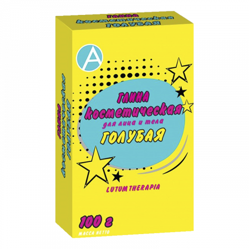 Глина косметическая голубая, глина косметическая, 100 г, 1 шт. фото