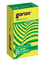 Ganzo ultra thin Презервативы Ультратонкие, 12 шт. фото