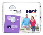 Seni Active Plus трусы впитывающие для взрослых, Large L (3), 10 шт, 100-135 см фото
