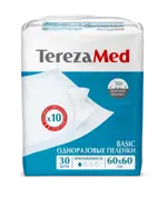 Terezamed basic пеленки одноразовые впитывающие, 60 см x 60 см, 30 шт. фото