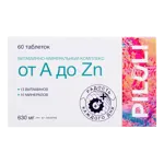 Piluli Витаминно-минеральный комплекс от A до Zn, 630 мг, таблетки, 60 шт. фото