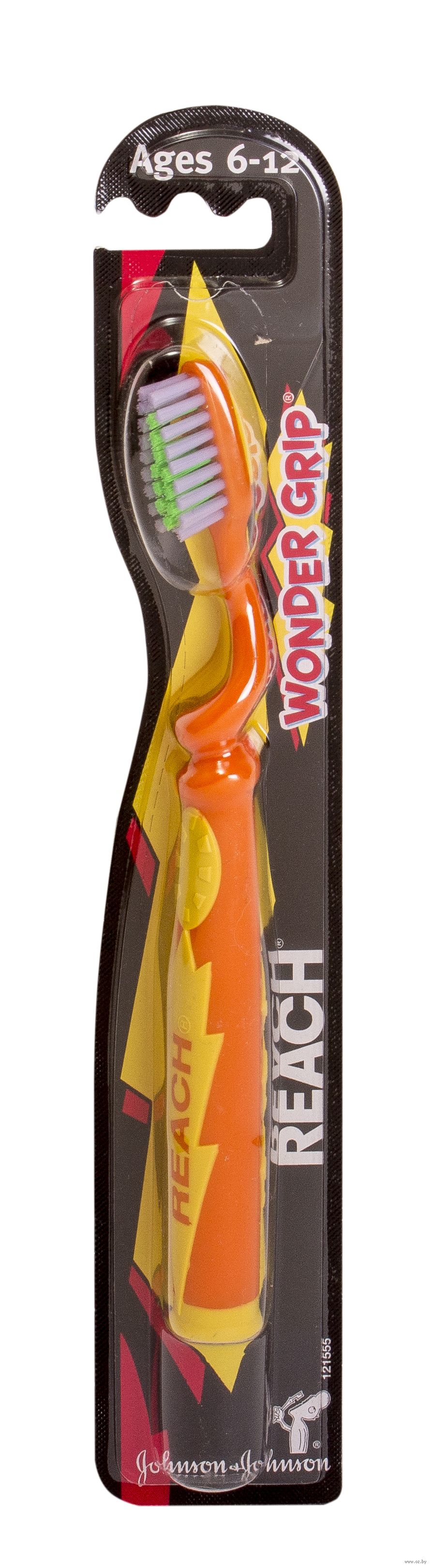 Reach Wonder Grip Зубная щетка детская 6-12 лет, щетка зубная, 1 шт, в ассортименте фото