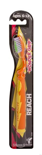 Reach Wonder Grip Зубная щетка детская 6-12 лет, щетка зубная, 1 шт, в ассортименте фото