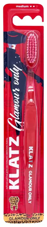 Klatz Glamour Only Зубная щетка, щетка зубная, 1 шт, средней жесткости фото