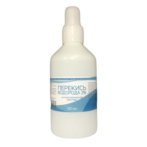 Перекись водорода, 3%, раствор для местного и наружного применения, 100 мл, 1 шт. фото