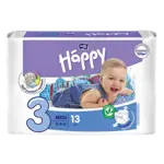 Bella Baby Happy Midi Подгузники детские, р. 3, 13 шт, 5-9 кг фото 