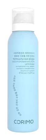Corimo вода термальная для глубокого увлажнения кожи с гиалуроновой кислотой и церамидами, вода термальная, 150 мл, 1 шт. фото
