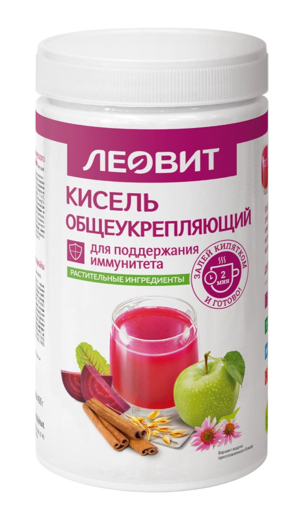 Леовит кисель Общеукрепляющий, 400 г, 1 шт. фото
