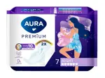 Aura Premium Night Прокладки женские гигиенические ночные, прокладки гигиенические, 7 шт. фото
