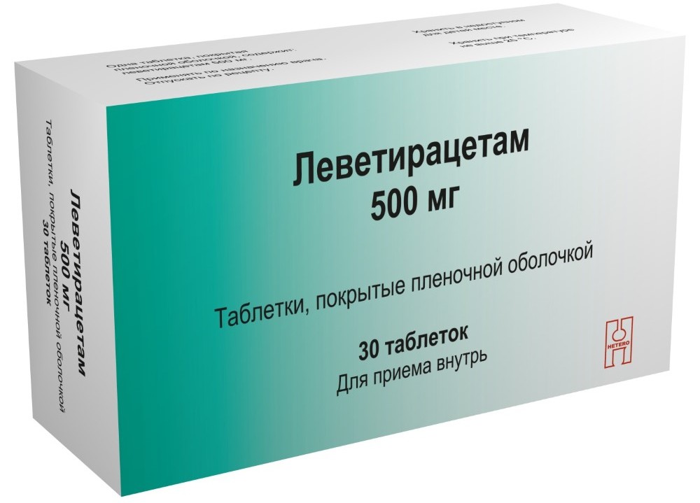 Леветирацетам, 500 мг, таблетки, покрытые пленочной оболочкой, 30 шт. фото