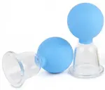 Банки вакуумные антицеллюлитные пластиковые (стандарт), набор, 2 шт, d = 50 мм фото 2