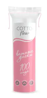 Cotto Fleur Ватные диски, ватные диски, 100 шт. фото 