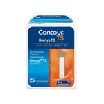 Contour TS, тест-полоски для определения уровня глюкозы в крови, 25 шт. фото