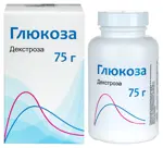 Глюкоза, порошок для приготовления раствора для приема внутрь, 75 г, 1 шт. фото