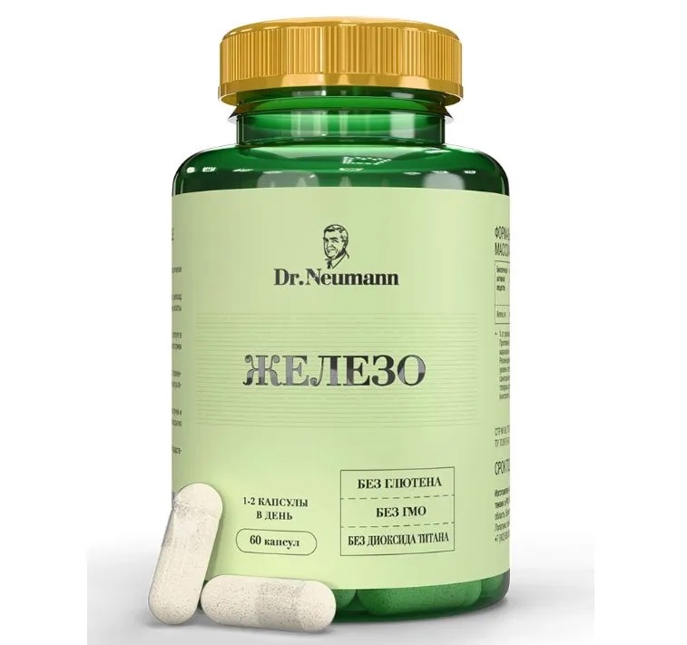 Dr. Neumann Железо, капсулы, 60 шт. фото