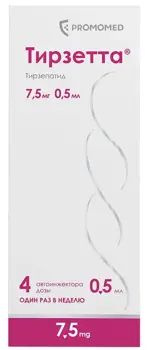 Тирзетта, 7.5 мг, раствор для подкожного введения, 0.5 мл, 4 шт. фото