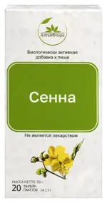 АлтайФлора Сенна, фиточай, 1.5 г, 20 шт. фото 