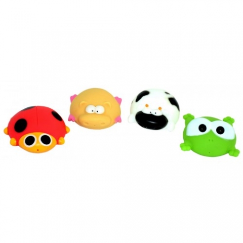 Бусинка набор игрушек для купания, набор, 4 шт, арт. 167 фото