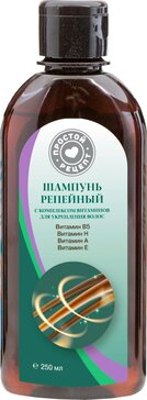 Простой рецепт Шампунь репейный с комплексом витаминов, шампунь, 250 мл, 1 шт, для укрепления волос фото