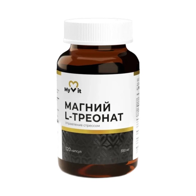MyVit Магний L-треонат, капсулы, 120 шт. фото