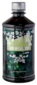 Хлорофилл жидкий, жидкость для приема внутрь, 500 мл, 1 шт, мята фото