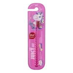 Splat juicy lab магия единорога зубная щетка детская с ионами серебра мягкая, щетка зубная, 1 шт, прозрачная фото