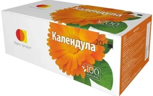 Фиточай Календула, 1.5г, 20 шт. фото