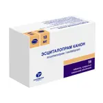 Эсциталопрам Канон, 10 мг, таблетки, покрытые пленочной оболочкой, 56 шт. фото 