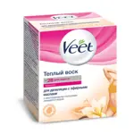 Veet теплый воск для эпиляции, 250 мл, 1 шт, с эфирными маслами фото