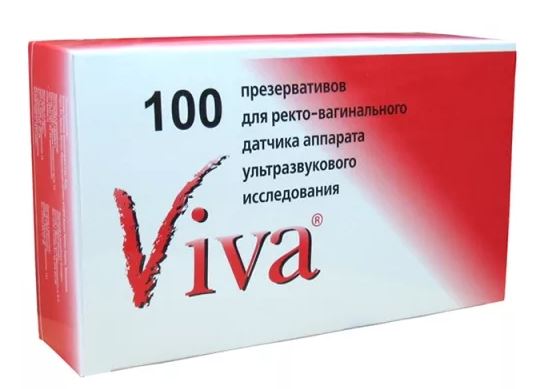 Презервативы Viva, презерватив, 100 шт, для УЗИ фото