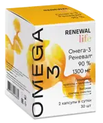 Омега-3 Реневал 90%, капсулы, 30 шт. фото