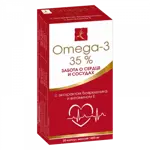 Омега-3 35% с экстрактом боярышника и витамином Е, капсулы, 30 шт. фото