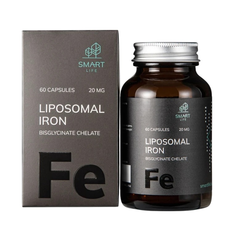 SmartLife Липосомальное железо, капсулы, 60 шт. фото